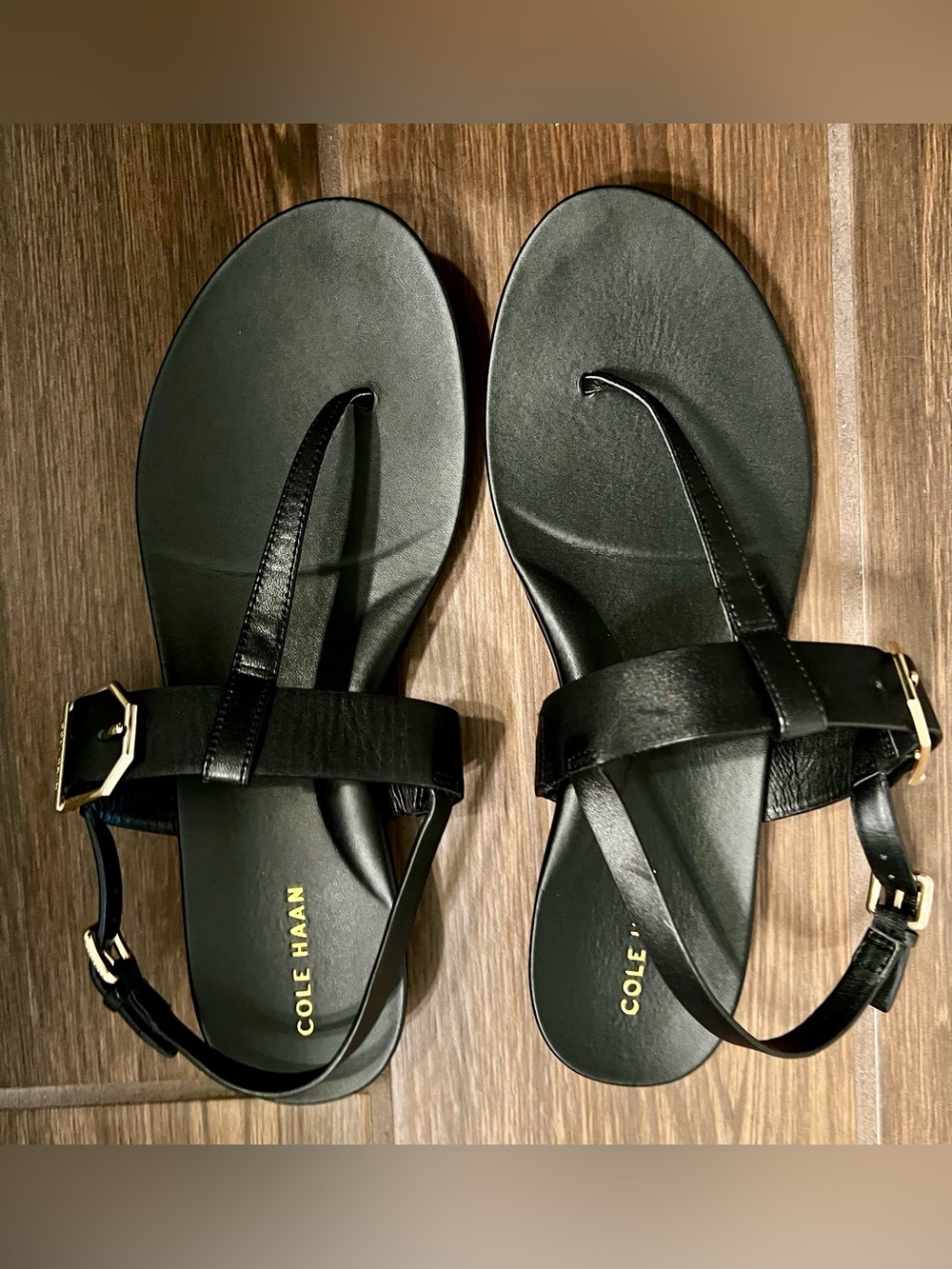 Cole Haan Grand360 Leather Slingback Thong Sandals (Size 8)